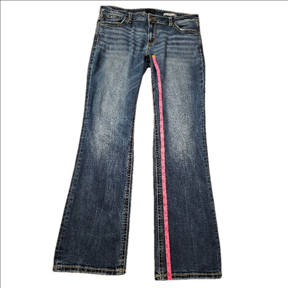 Daytrip Virgo Tailored Bootcut Stretch Medium Wash Jeans Size 36Long - Picture 13 of 14